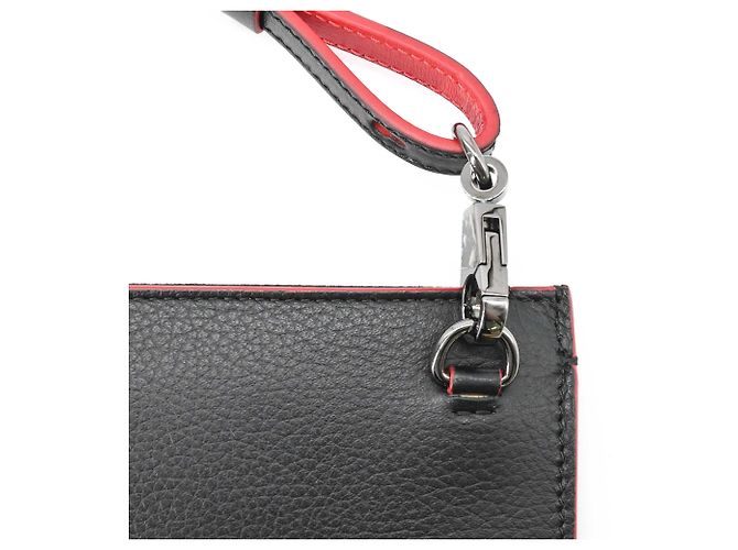 Borsa a mano Trick Track Small di Christian Louboutin Nero Rosso - vista 13