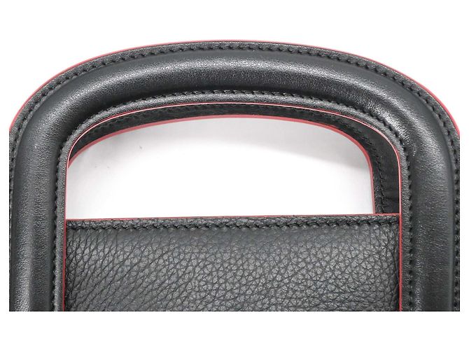 Borsa a mano Trick Track Small di Christian Louboutin Nero Rosso - vista 14