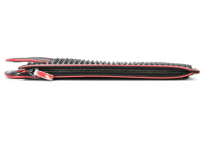 Borsa a mano Trick Track Small di Christian Louboutin Nero Rosso - vista 5