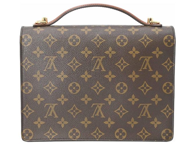 Borsa Monceau 26 Louis Vuitton Marrone - vista 2