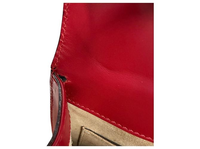 Borsa a Spalla Gucci Sylvie Rosso Blu navy - vista 14