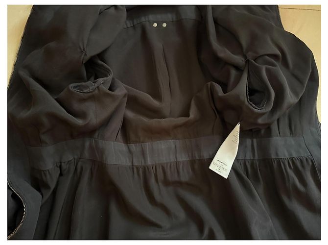 Tom Ford Kleid Schwarz mit Lederdetails 38IT - Ansicht 9