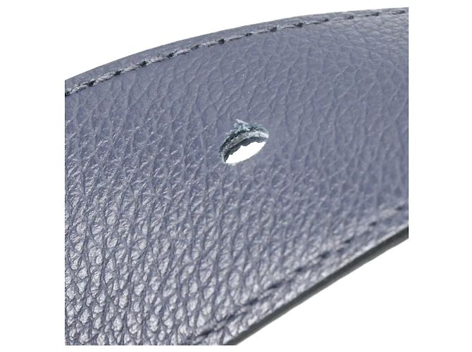 Borsa a tracolla in pelle Evercalf blu navy di Hermès - vista 13