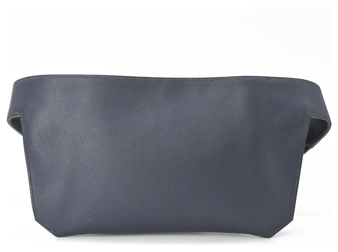 Borsa a tracolla in pelle Evercalf blu navy di Hermès - vista 3