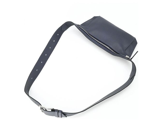 Borsa a tracolla in pelle Evercalf blu navy di Hermès - vista 8