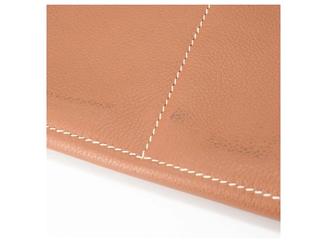 Hermès Borsa a Spalla Hermes Ultra Pla 24 Evercolor D'oro - vista 11