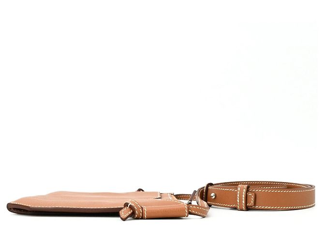 Hermès Borsa a Spalla Hermes Ultra Pla 24 Evercolor D'oro - vista 3