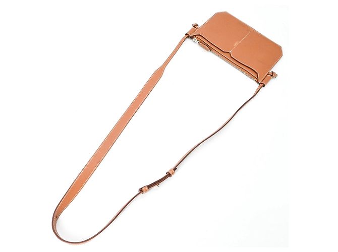 Hermès Borsa a Spalla Hermes Ultra Pla 24 Evercolor D'oro - vista 6