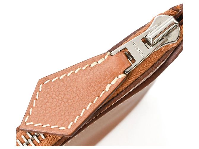 Hermès Borsa a Spalla Hermes Ultra Pla 24 Evercolor D'oro - vista 9