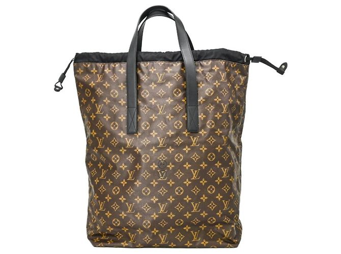 Leichte Monogram Macassar Cabas-Tasche von Louis Vuitton Braun Monogramm - Ansicht 4