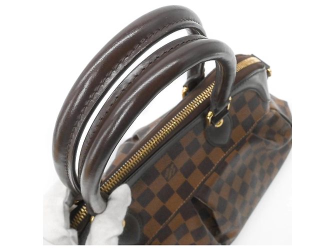 Borsa a Spalla Louis Vuitton Trevi PM Ebano Damier Marrone - vista 10