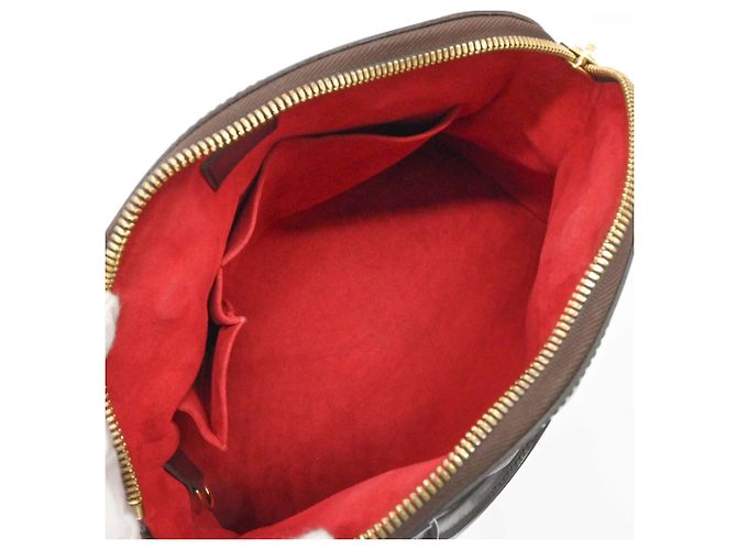 Borsa a Spalla Louis Vuitton Trevi PM Ebano Damier Marrone - vista 12