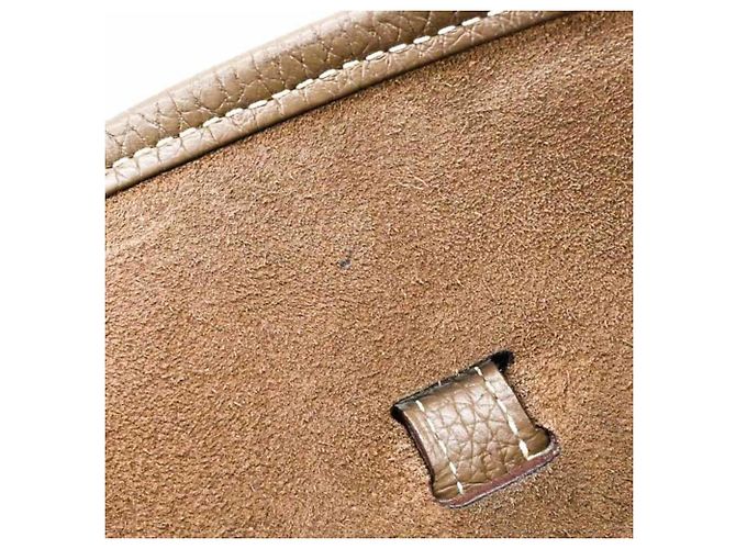 Borsa a Spalla Hermès Evelyne 3 29 TPM Taupe - vista 16