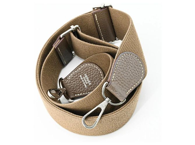 Borsa a Spalla Hermès Evelyne 3 29 TPM Taupe - vista 19