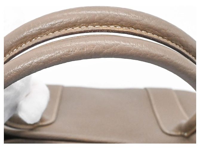 Hermès Bolsa tote HERMES Garden PM em Negonda cinza Etoupe Taupe - vista 8