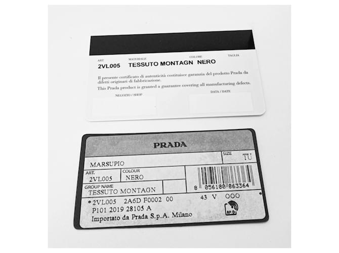 Marsupio in nylon nero Prada - vista 13