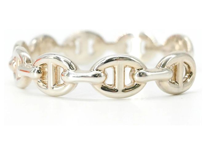 Hermès Bracciale Charm Chaine d'Ancre Enchainée Hermes Argento - Ansicht 5