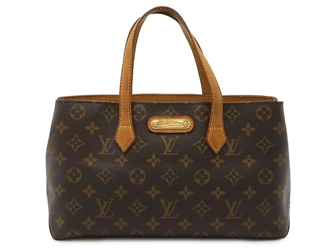 Borsa Tote Louis Vuitton Monogram Wilshire PM Marrone - vista 2