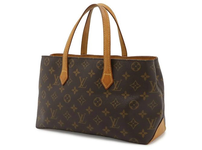 Borsa Tote Louis Vuitton Monogram Wilshire PM Marrone - vista 3
