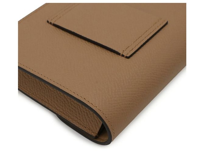 Portafoglio bi-fold Constance di Hermès Marrone Beige - vista 4