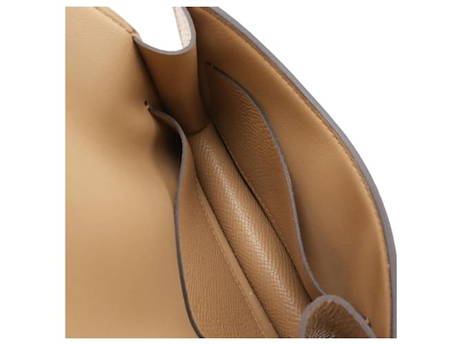 Portafoglio bi-fold Constance di Hermès Marrone Beige - vista 6