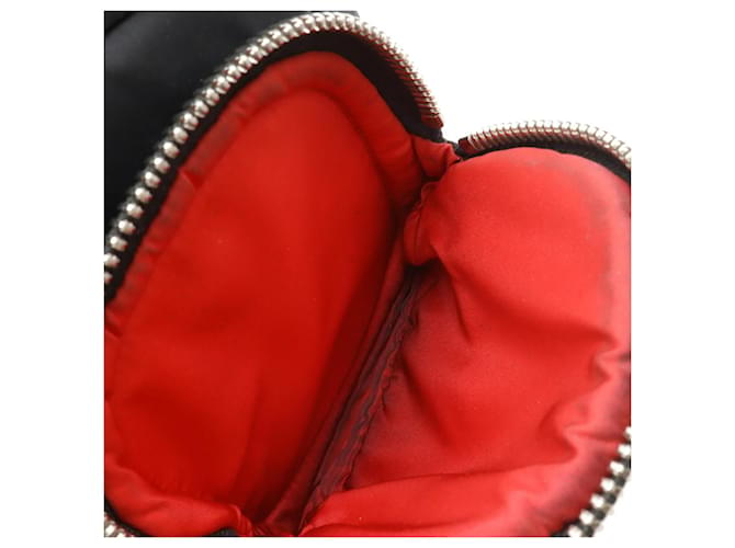 Borsa a mano Prada Triangle Mini Boston Nero Rosso - vista 10