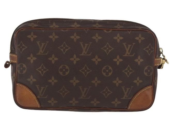 LOUIS VUITTON Clutch Marly Dragonne GM Monogram M51825 LV Auth BA11891 Monogramma - vista 2