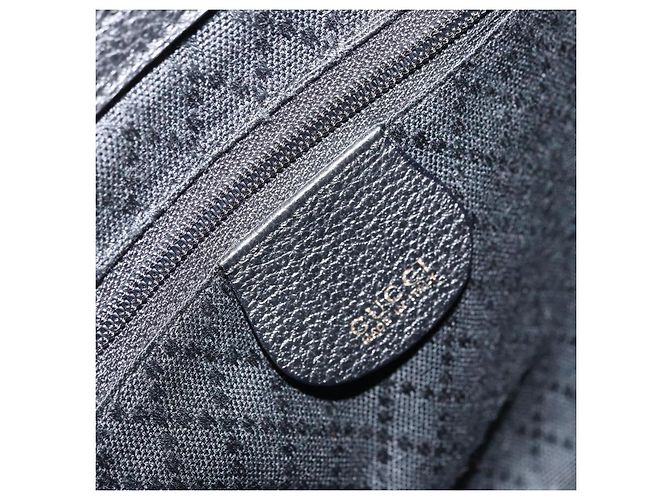 Borsa a Mano in Camoscio GUCCI Bamboo 2way Nero Oro 000 122 0316 Auth BA11541 D'oro - vista 16