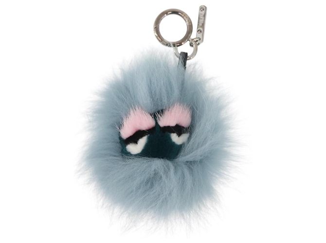 FENDI Bagbugs Monster Taschenanhänger Hellblau Auth BAZ611A - Ansicht 2