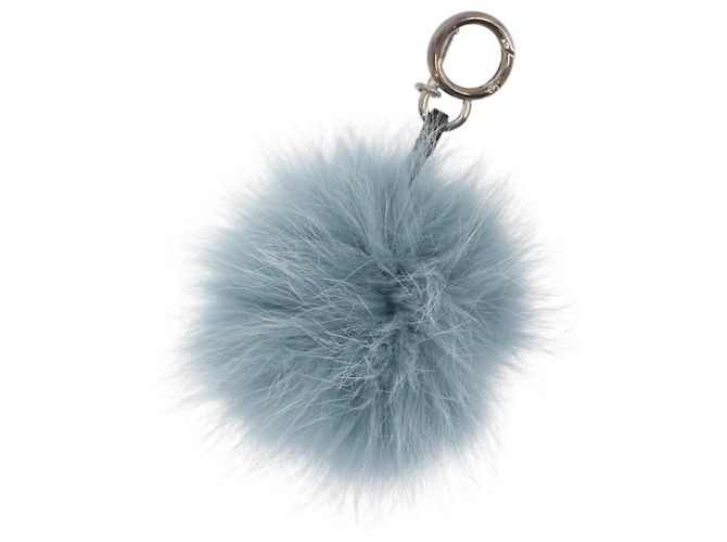 FENDI Bagbugs Monster Taschenanhänger Hellblau Auth BAZ611A - Ansicht 5