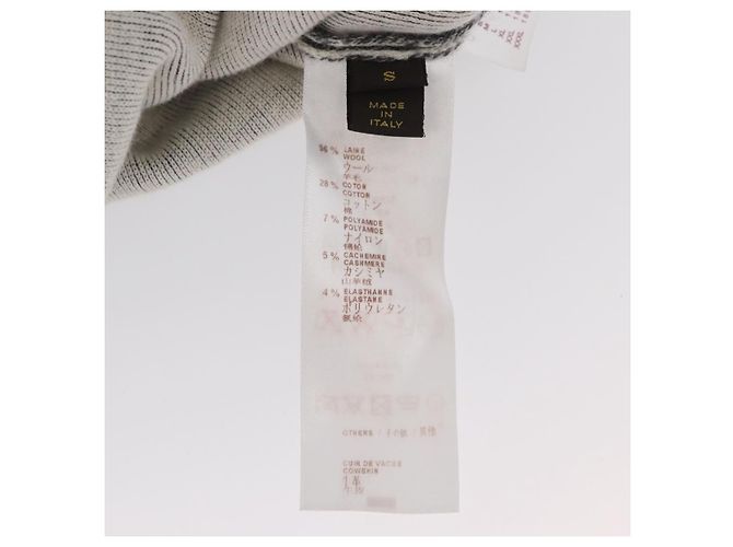 SUDADERA DE LANA GRIS LV CUP LOUIS VUITTON LV Auth AMZ553M Castaño - vista 13