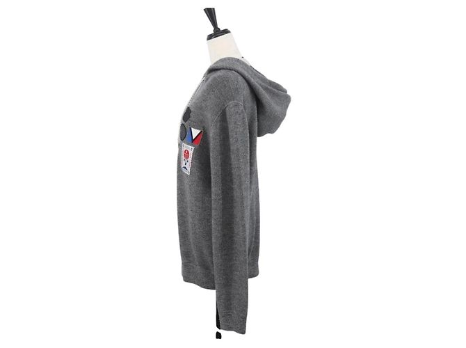SUDADERA DE LANA GRIS LV CUP LOUIS VUITTON LV Auth AMZ553M Castaño - vista 3