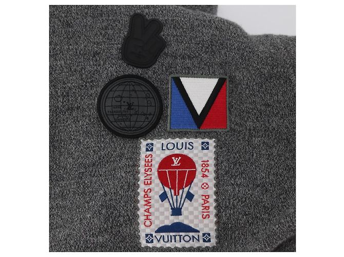 SUDADERA DE LANA GRIS LV CUP LOUIS VUITTON LV Auth AMZ553M Castaño - vista 9