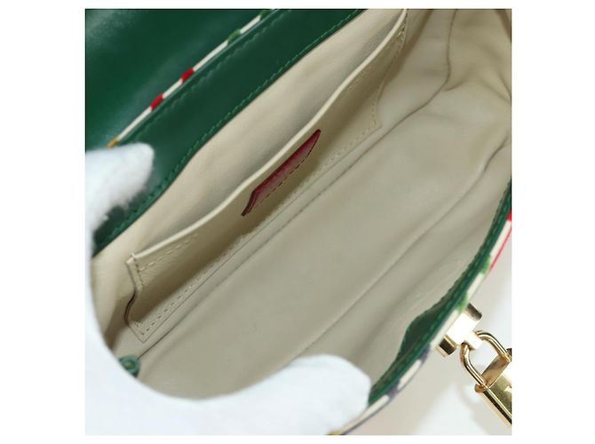 LOUIS VUITTON Pochette a Mano Dolly in Velluto Monogram M95208 Auth SW2287SM Multicolore - vista 11