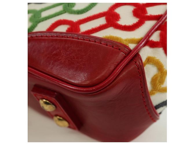 LOUIS VUITTON Pochette a Mano Dolly in Velluto Monogram M95208 Auth SW2287SM Multicolore - vista 16