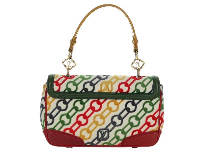LOUIS VUITTON Pochette a Mano Dolly in Velluto Monogram M95208 Auth SW2287SM Multicolore - vista 2