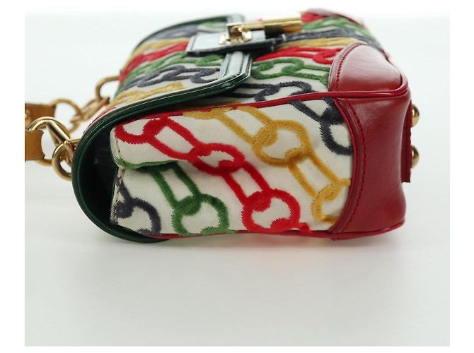 LOUIS VUITTON Pochette a Mano Dolly in Velluto Monogram M95208 Auth SW2287SM Multicolore - vista 3