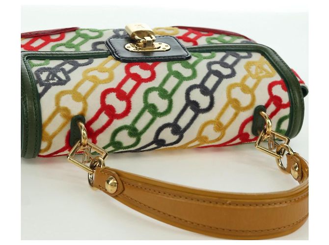 LOUIS VUITTON Pochette a Mano Dolly in Velluto Monogram M95208 Auth SW2287SM Multicolore - vista 6