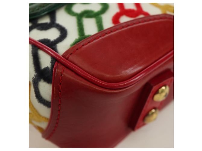 LOUIS VUITTON Pochette a Mano Dolly in Velluto Monogram M95208 Auth SW2287SM Multicolore - vista 9