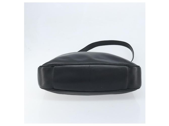 Borsa a Spalla in Pelle Gucci Bamboo 2way Nera Oro 001 1781 1577 Auth 174579 Nero D'oro - vista 11