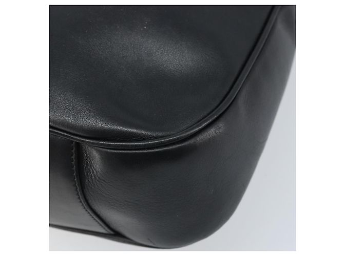 Borsa a Spalla in Pelle Gucci Bamboo 2way Nera Oro 001 1781 1577 Auth 174579 Nero D'oro - vista 14