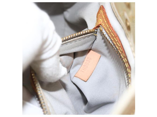 LOUIS VUITTON Borsa a Mano Monogram Vernis Reade PM Perle M91336 LV Auth ARZ815 - vista 12