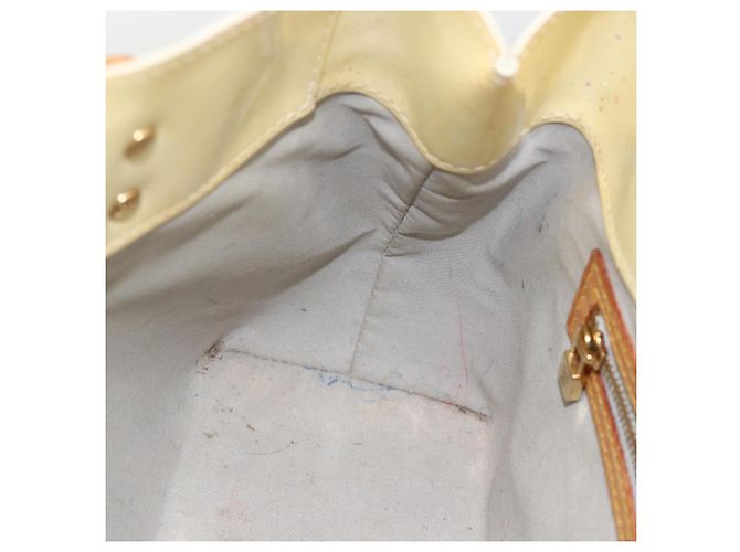 LOUIS VUITTON Borsa a Mano Monogram Vernis Reade PM Perle M91336 LV Auth ARZ815 - vista 18
