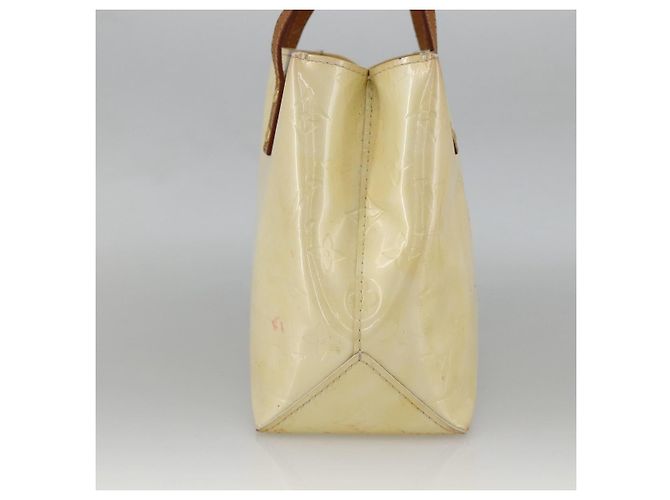 LOUIS VUITTON Borsa a Mano Monogram Vernis Reade PM Perle M91336 LV Auth ARZ815 - vista 4