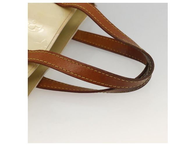 LOUIS VUITTON Borsa a Mano Monogram Vernis Reade PM Perle M91336 LV Auth ARZ815 - vista 7