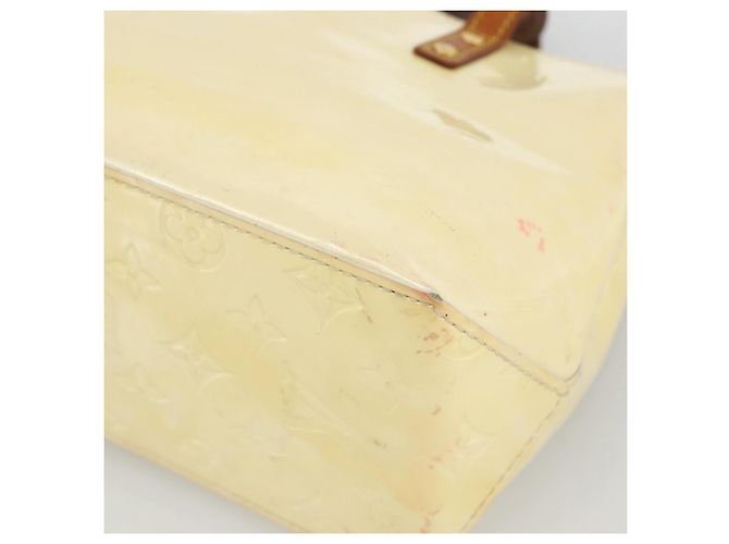 LOUIS VUITTON Borsa a Mano Monogram Vernis Reade PM Perle M91336 LV Auth ARZ815 - vista 9