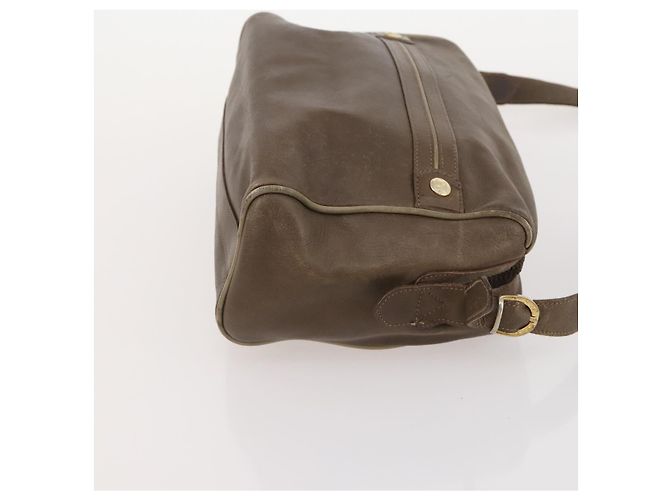 Céline Borsa Clutch in Tela Macadam CELINE in Pelle PVC 3 Pezzi Marrone Beige Auth fm5236 - vista 18