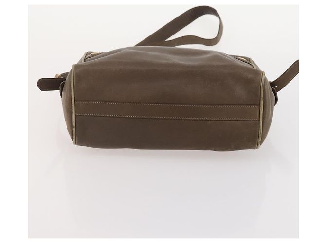 Céline Borsa Clutch in Tela Macadam CELINE in Pelle PVC 3 Pezzi Marrone Beige Auth fm5236 - vista 21