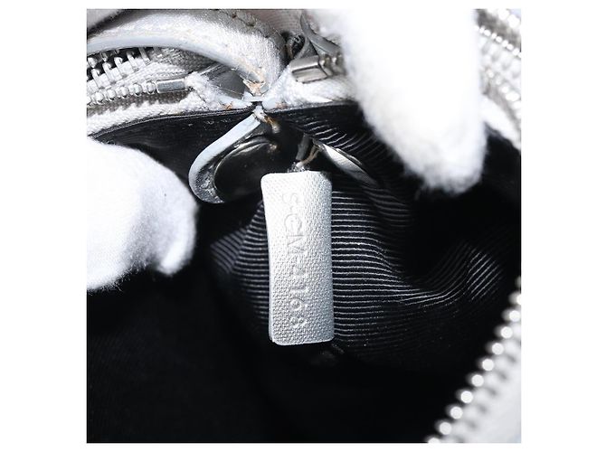 Céline Borsa a Spalla in Pelle Argento Auth BA11569 - vista 21