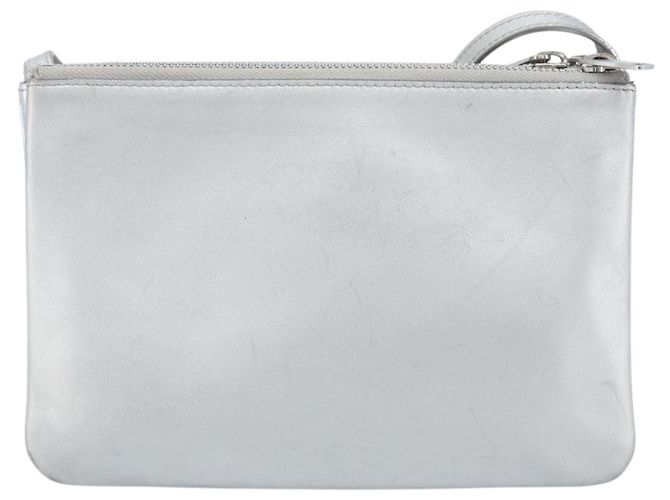 Céline Borsa a Spalla in Pelle Argento Auth BA11569 - vista 3